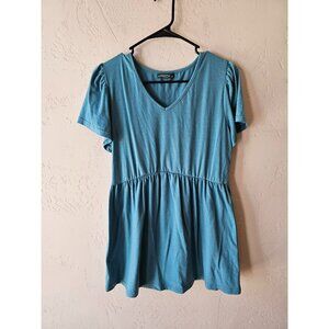 OFEEFAN Womens Summer Tops Babydoll Short Sleeve Medium